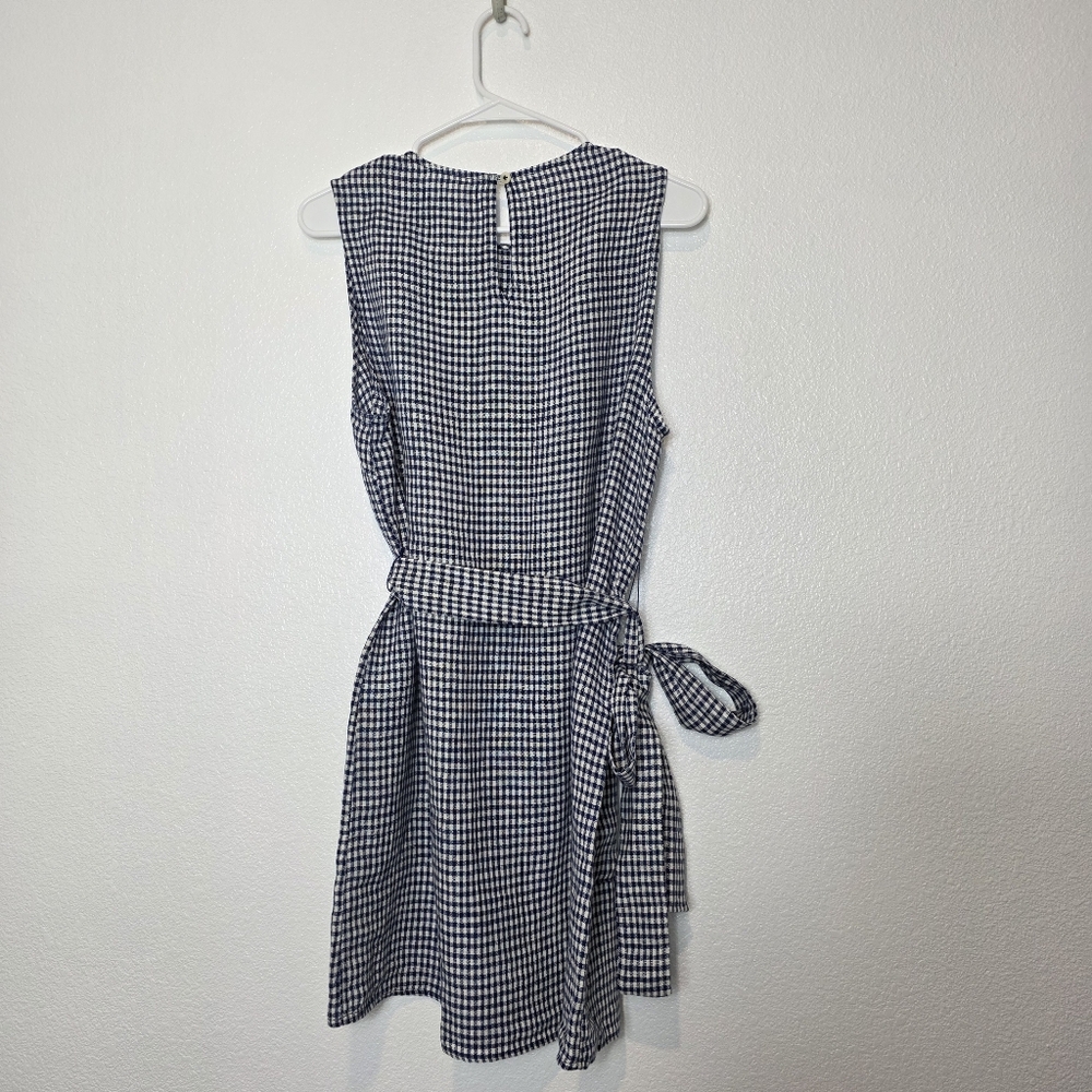 Reformation Sommer Linen Challah Check Dress Size Medium - Picture 11 of 11